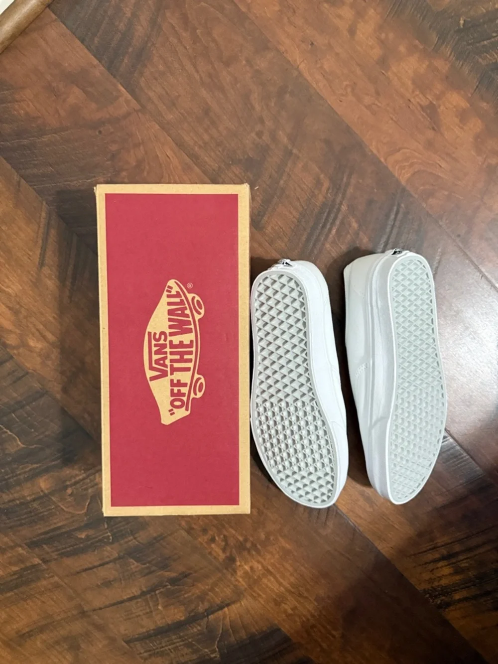 True white Authentic Vans NIB - Picture 3 of 3